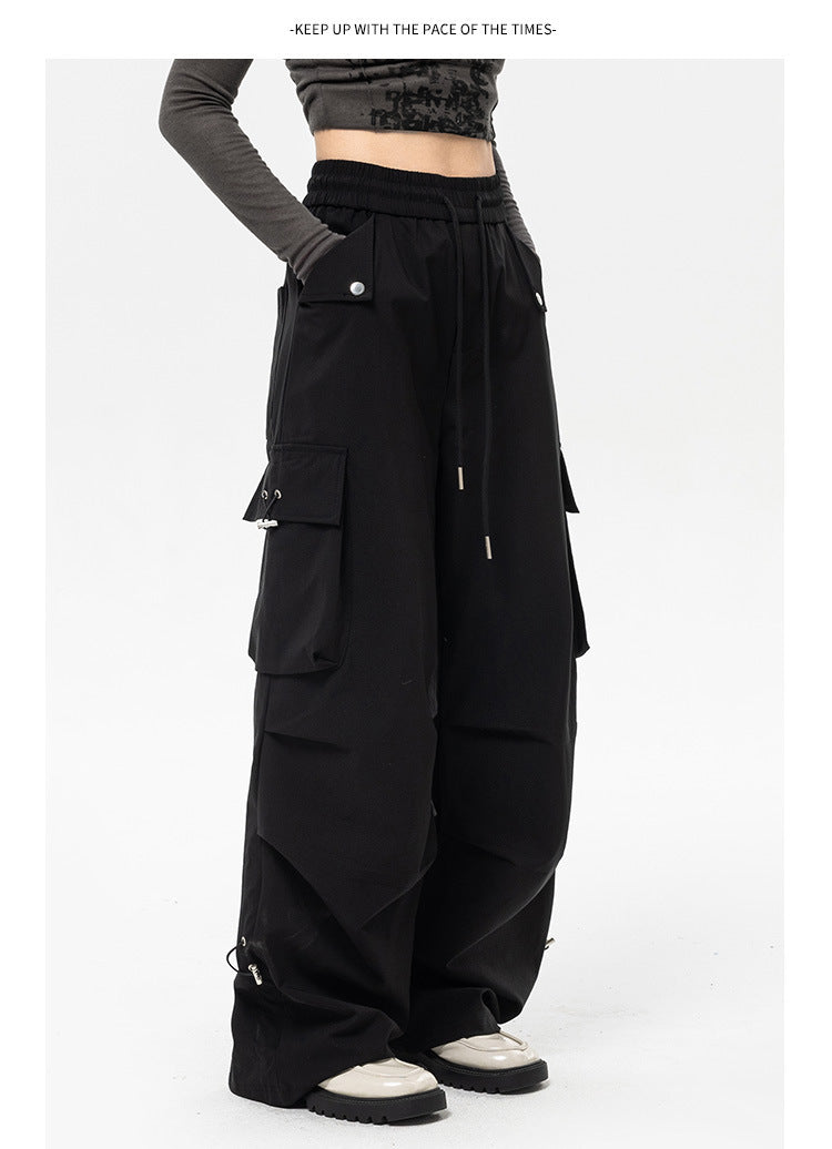 Fashion Brand High Street Hip Hop Jazz Dance Pants Sports Casual Pants Overalls Women's