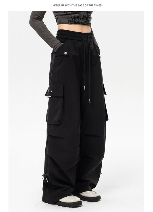 Fashion Brand High Street Hip Hop Jazz Dance Pants Sports Casual Pants Overalls Women's