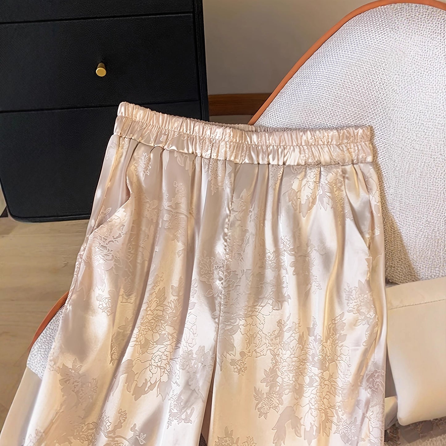 High-end Idle Style Versatile Loose Drooping Women's Wide-leg Pants
