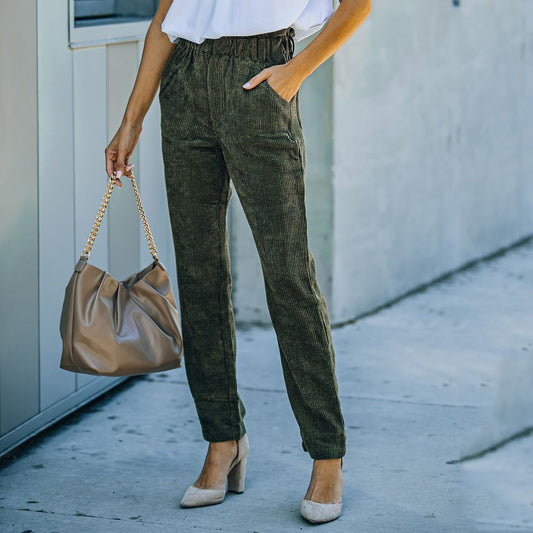 Women's Corduroy Casual Pants